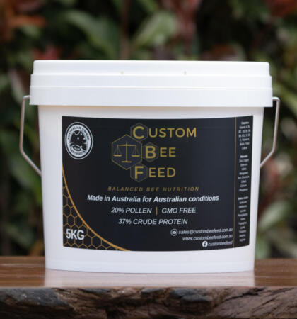 Custom Bee Feed - premium Australian honey bee feed 5kg bucket