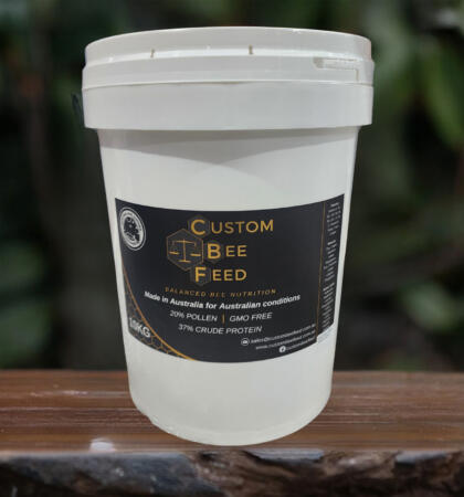 Custom Bee Feed - premium Australian honey bee feed 10kg bucket