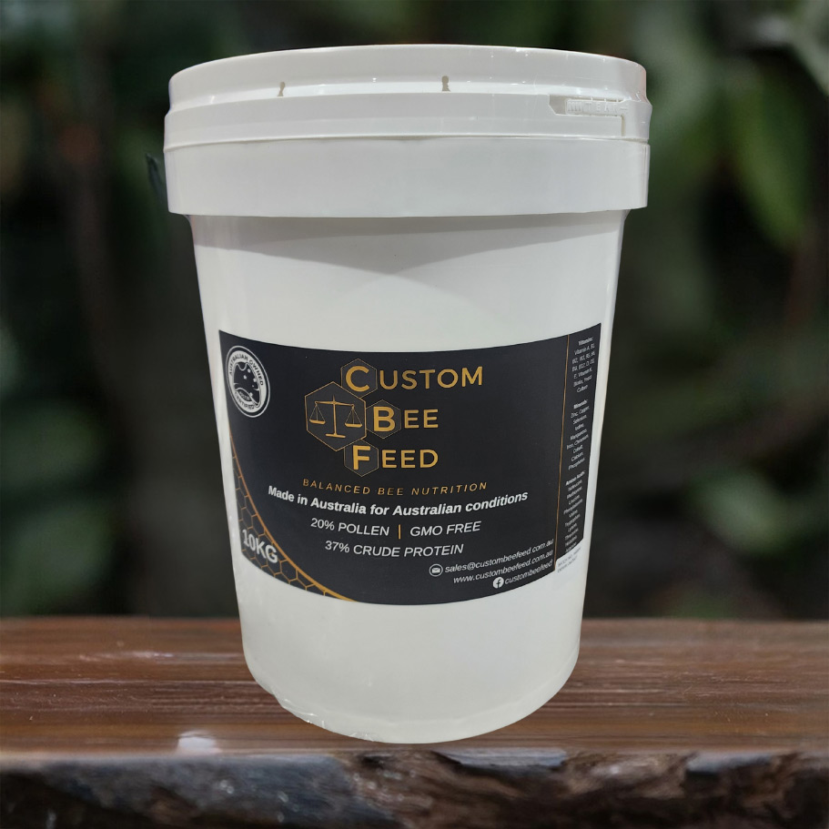 Custom Bee Feed - premium Australian honey bee feed 10kg bucket